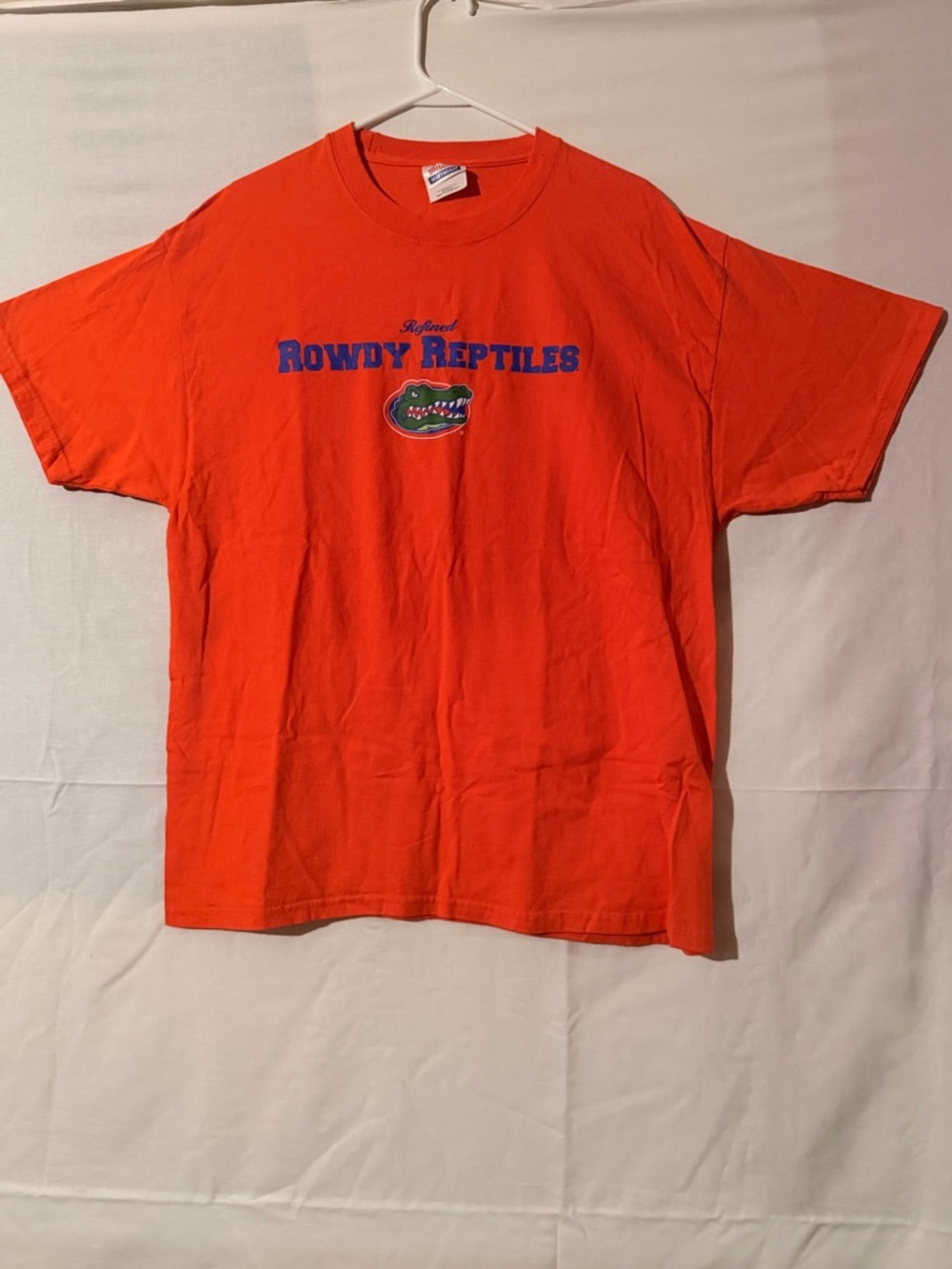 Rowdy Reptiles Orange Graphic Tee - Unbranded